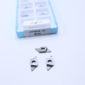Quality HRA91.8 Hardness Uncoated CNC Carbide Insert For Cut-Off CTP Parting Off Indexable Inserts Left Cutting CTP10FLN-TH for sale