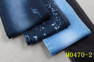 China 12oz Double Layer Denim Fabric like knit Irregular Weave 58/59'' For Women Mercerized Finish on sale