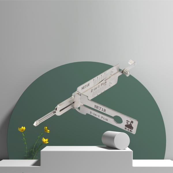 Lishi 2 In 1 Auto Lock Pick car NE38 NE71R for Land Rover UK