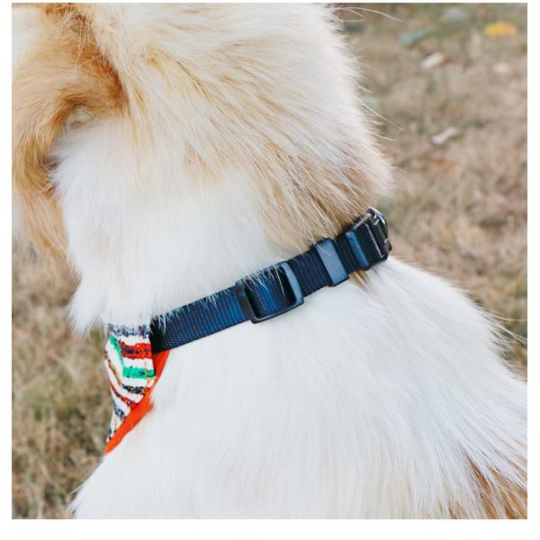 Colorful Blank Dog Bandanas Bib Kerchief Adjustable Cat Collar