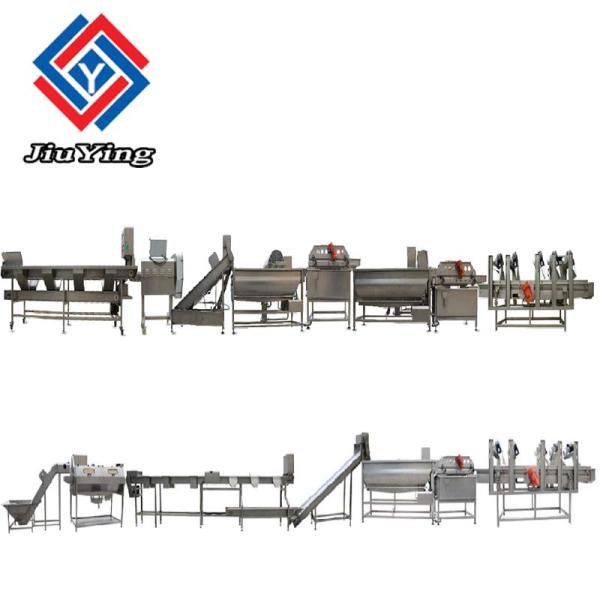 3T Leaf Salad Vegetable Washing Processing Line Customized