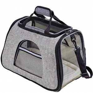 Quality Soft Sided Airline Approved Pet Carrier Bag With Replaceable Skin Covers for sale