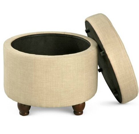 wholesale with new style shoe box storage , solid wood bench and linen fabric