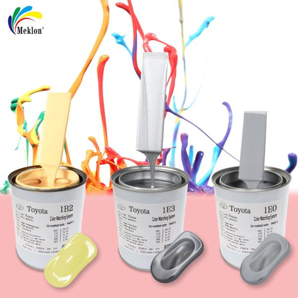 Multi Colored Optional Metal Silver Acrylic Car Paint Moisture-Proof And Scratch Resistant