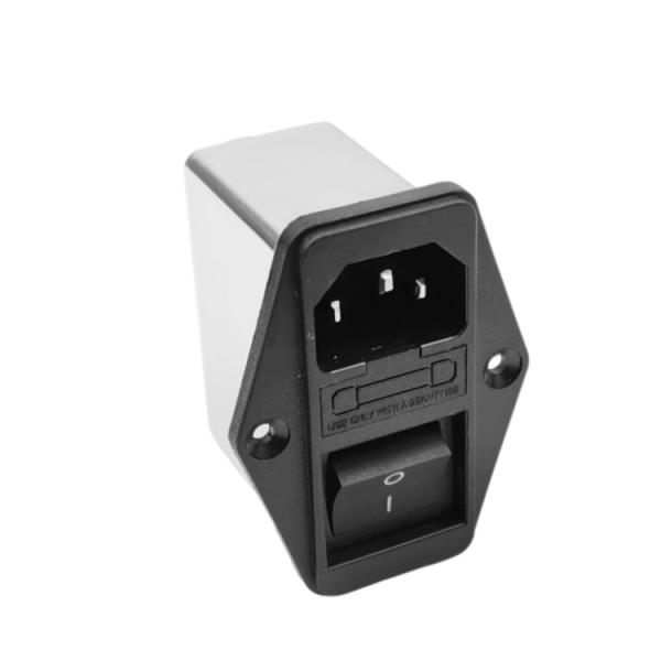 Buy DBI5 1A 3A 6A 10A power filter With Fuse IEC socket type with safety switch EMI Filter at wholesale prices