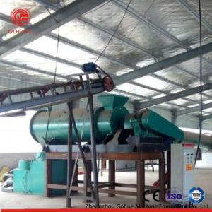 Quality Granulating Process Organic Fertilizer Production Line Green Color Stable Operation for sale
