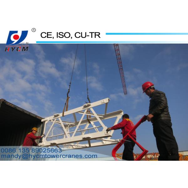 6ton Max. Load 25m Jib QTD Tower Crane Manufacturer Luffing Crane Supplier