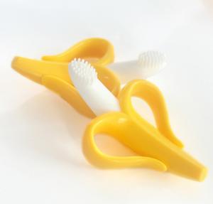 Quality Food Grade Silicone Banana Shaped Teething Toy For Babies for sale