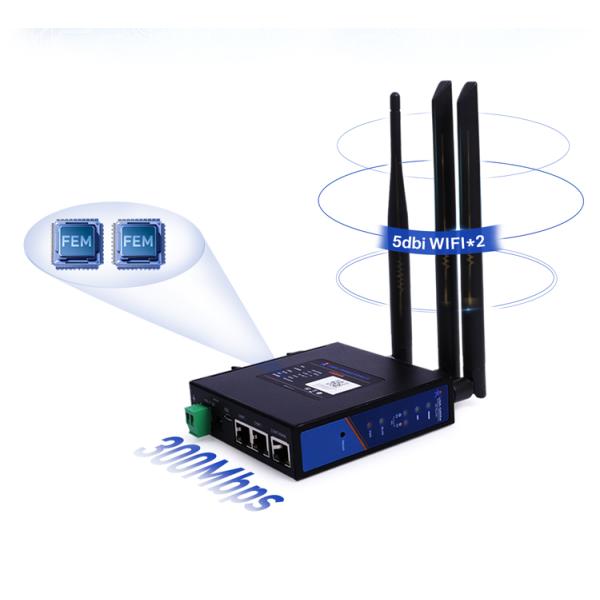 PUSR USR-G806W-E 4g Industrial OpenVPN Router Europe 2.4G WiFi Enhanced 2*2 MIMO, Up To 300Mbps With Sim Card Slot