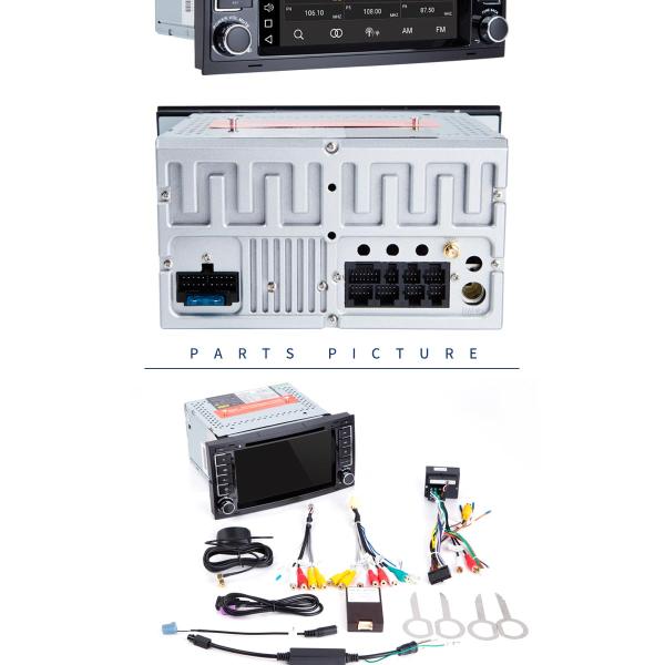 Stereo Audio Vw Golf Dvd Player , Multimedia Mirror Link In Dash Car Dvd Player