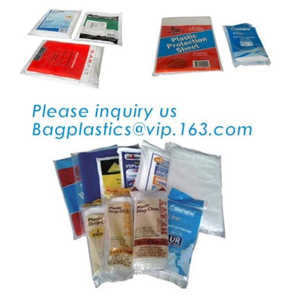 drop cloth for painttable 4m*12.5m,high or low density clothpainters pe plastic drop cloth,polyethylene drop sheet, PACK
