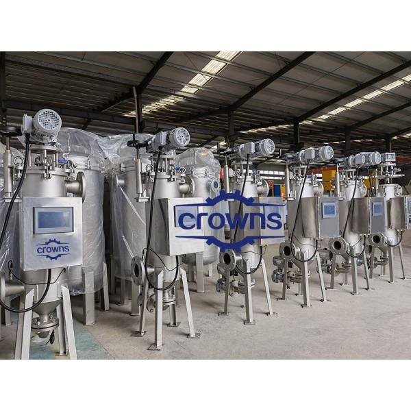 Cylinder Scraper Type Highly Viscosity Liquids Self Cleaning Filter Stainless Steel Filter Housing