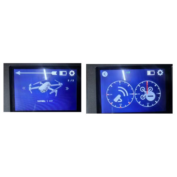 400-6Ghz Portable Anti Drone Detector FPV UAV Handheld Signal Detector Up To 2km