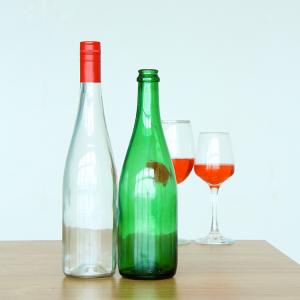 Quality OEM Frosted Borosilicate Glass Wine Bottle 75cl In Bulk for sale