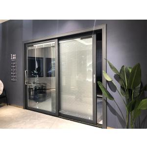 Quality Sound Proof Sliding Aluminum Framed Glass Door For Home Australian Standard for sale