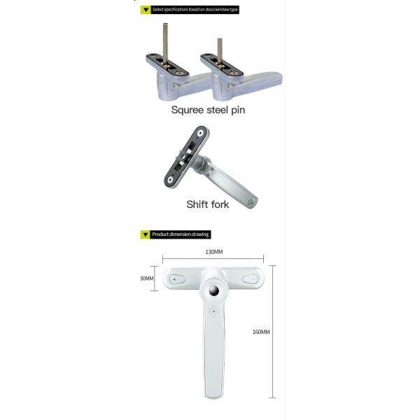 S188 Password Fingerprint Window Aluminium Door Locks And Handles
