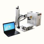China 240VAC 1062nm Rotary Metal Color Laser Marking Machine 300x300mm for sale