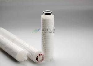 Quality Hydrophilic PTFE Sterile Pleated Filter 0.22 0.45 0.3 Micron for sale