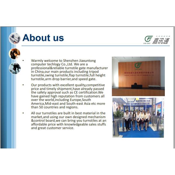 High Speed Swing Gate Turnstile , Convention Concert Optical Barrier Turnstiles