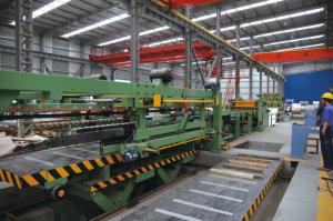 China Shovel Head Cut To Length Line Machine Cold Rolled Steel High Speed on sale