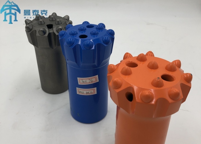 T51 102mm Button Bits Button Bit for Thread Extension Rod for Tunneling Threaded Button Drilling Bits