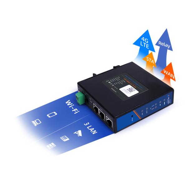 PUSR USR-G806W-E 4g Industrial OpenVPN Router Europe 2.4G WiFi Enhanced 2*2 MIMO, Up To 300Mbps With Sim Card Slot