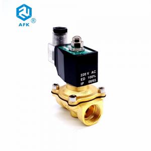 Quality 2 Way Lpg Gas Solenoid Valve 3/4 Natural 220V Volt Applied To Gas Oil Liquid for sale