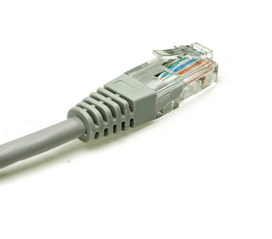 Gold Plated 1 foot / 2 foot Cat5e Patch Cables For LAN, Video System