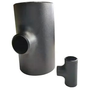 Quality API5l Carbon Steel Black Seamless Pipe Fitting CS Equal Tee for sale