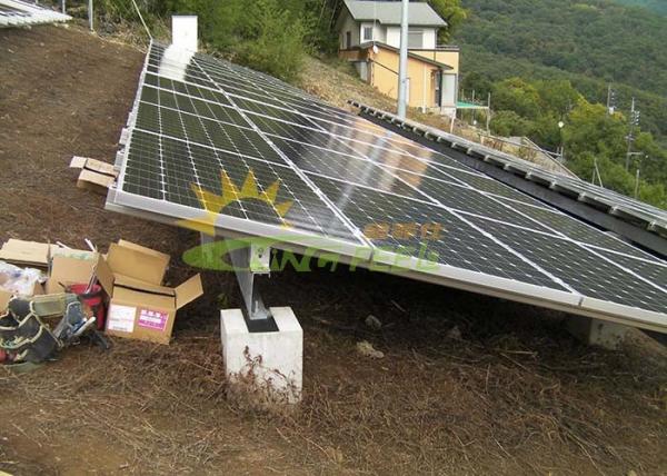 Buy Robust Structure Solar Rack Mounting System , Solar Mounting Hardware Brackets at wholesale prices