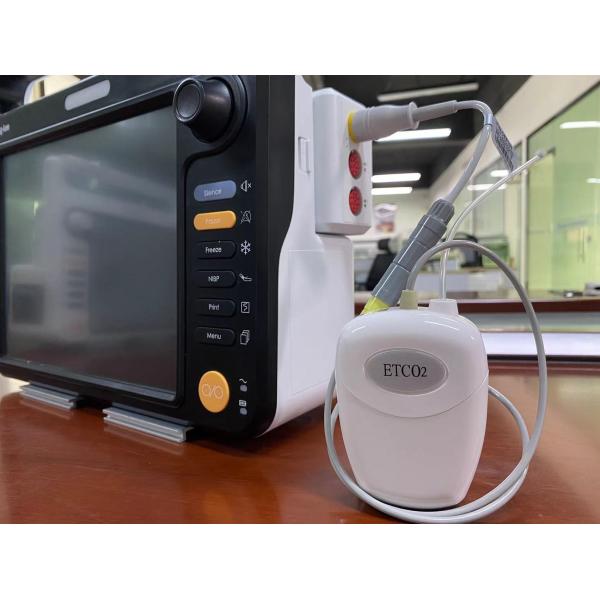 White Sidestream Etco2 Sensor Plug Play For Neonate Veterinary Pet