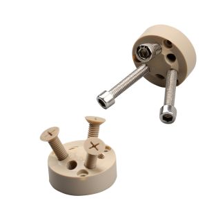 Quality Reliable Machined Plastic Parts 5 Axis CNC Peek Parts Micro Machining for sale