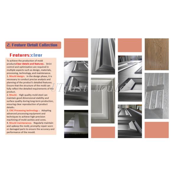 SMC Compression Mold for Wood Texture FRP Molding, 1M Shots Life