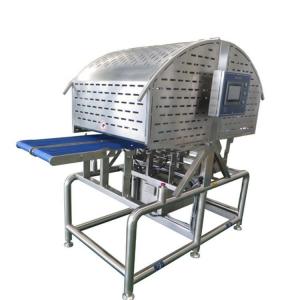 China 45 Degree Salmon Fish Slicer Machine Automatic Easy To Operate on sale