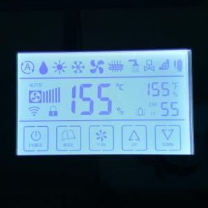 Quality Segment Lcd Custom Design FSTN / TN Lcd Display , Zebra Connector Trans-missive Monochrome Lcd play for Water Meter for sale