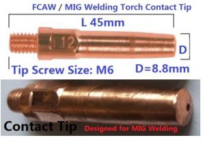 China Welding Contact Tip for MIG Welding torch on sale