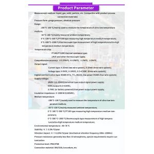 OEM Customized UNIVO UBW400Y High Precision Range Probe for Temperature