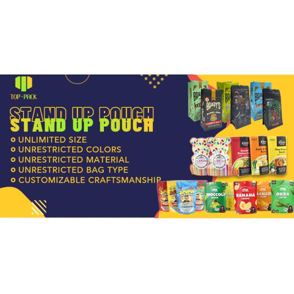 Customizable Large Size Aluminum Foil Flat Bottom Zipper Bag for Packaging