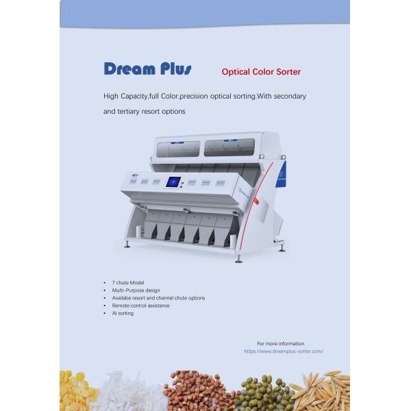 Multi Purpose Grain Color Sorter With Secondary Sorting