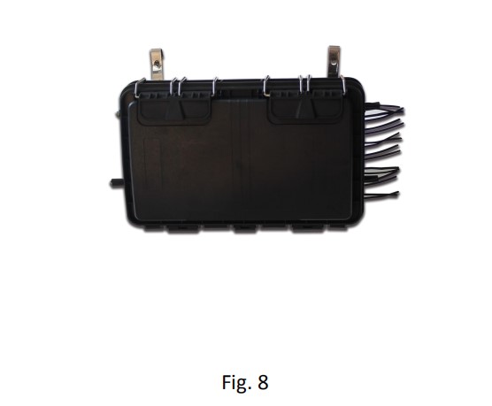 IP65 1x8 LGX PLC Fiber Splitter Distribution Box