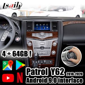 Quality Lsailt PX6 4GB CarPlay&amp;Android video interface with Netflix , YouTube, Android Auto for 2018-now Patrol Y62 for sale