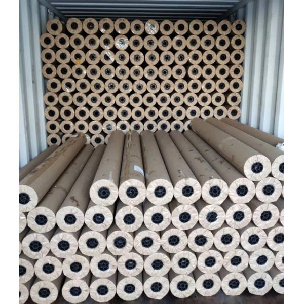 White Rollo Garment Cutting Plotter Paper 50gsm 60gsm With 160cm / 180cm Width