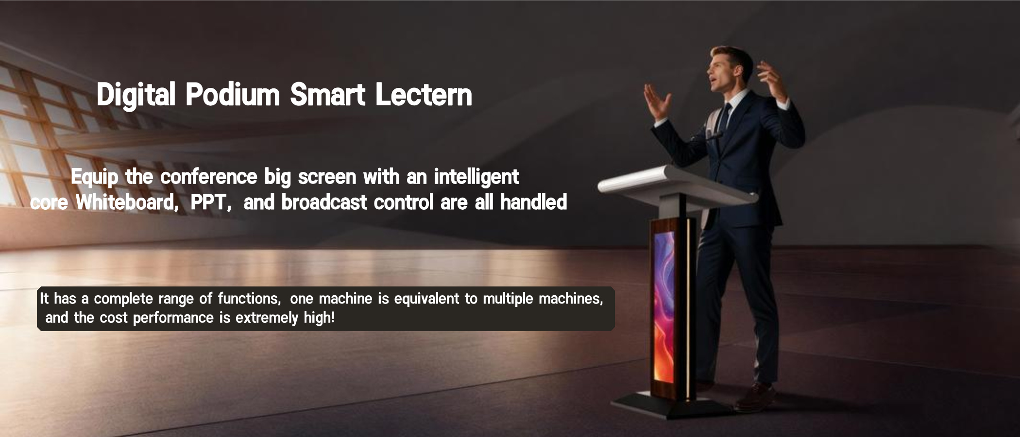 Audio Video AV Conference Presentation Speaker Speech Wireless Microphone Podium