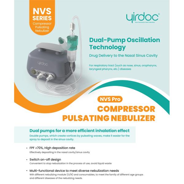 Compressor Pulsating Nebulizer NVS-PRO