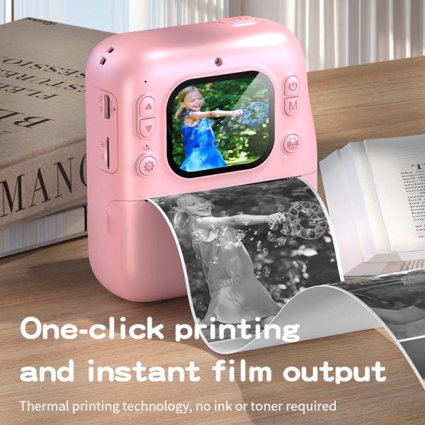 Children Print Camera Digital Instant Print Camera Portable Polaroid Portable Thermal Printing Camera Toys for Kids