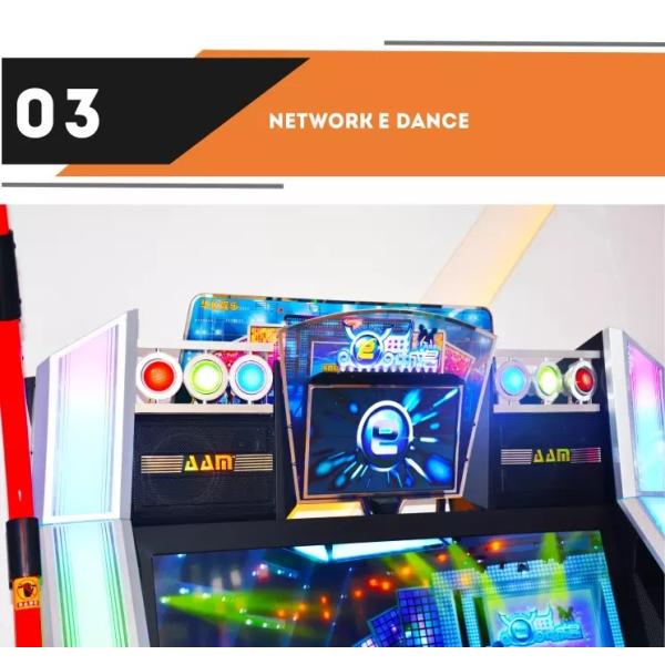 Video Just Dance Arcade Game Machine Matel + Acrylic Material Durable