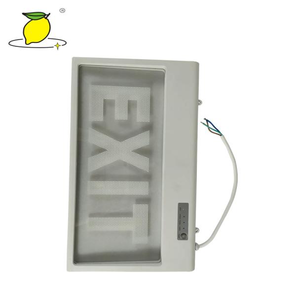 Reliable Recessed Emergency Exit Light , Ceiling Mounted Exit Sign
