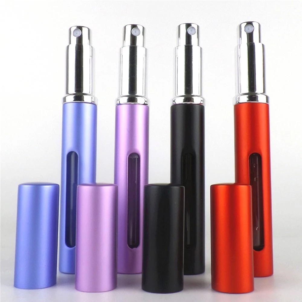 Super Luxury 5ml Aluminium Perfume Bottle , Portable Refillable Perfume Bottle