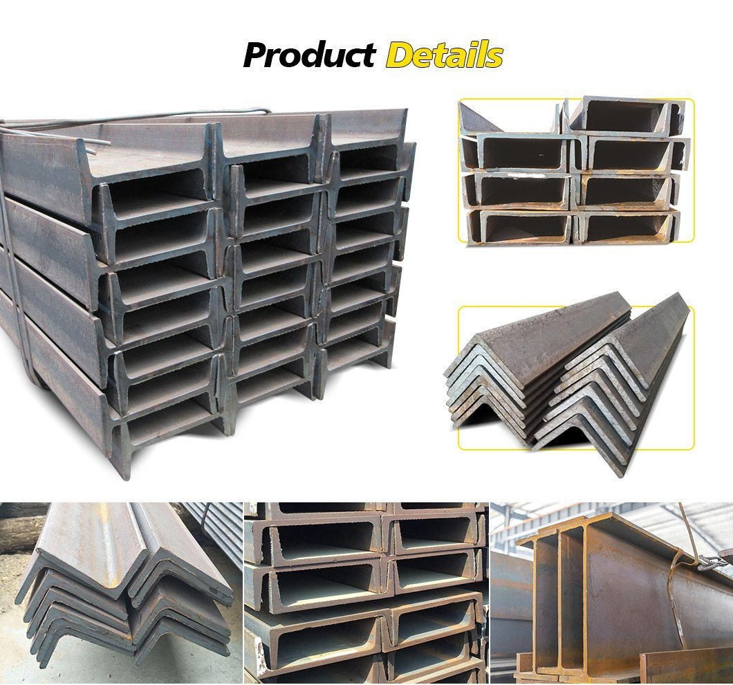 Processing Parts Steel Structure Q235 Q345 Q355 ASTM A36 U Beam U Channel Structural Ms Channels C Type Carbon Steel Channel