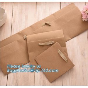 Quality OEM Ribbon Satin Handle Carrier Bag With Custom Logo Printed Paper Bag For Flowers,Custom Flower Vase Planpot Black Pape for sale